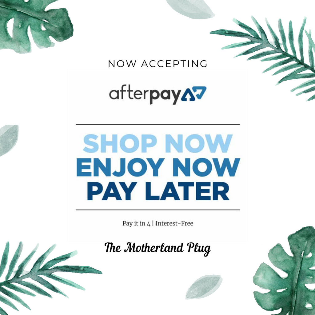 WE ACCEPT AFTERPAY!